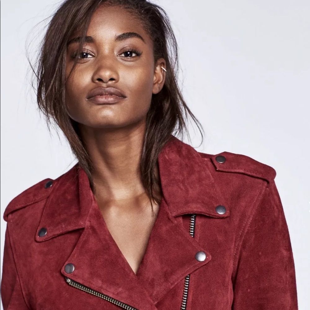 Free People Understated Suede WesternBuckle Jacket - Picture 4 of 8